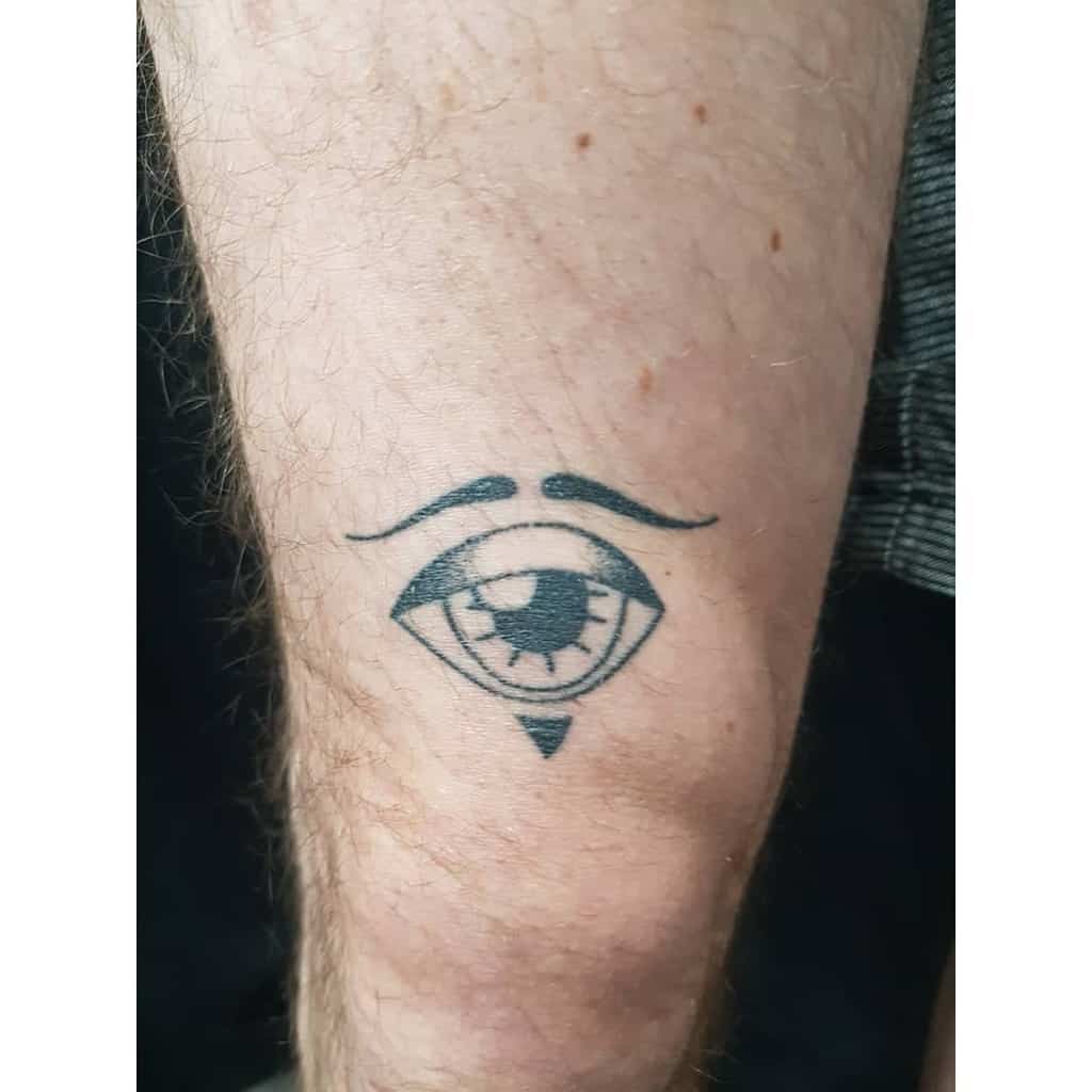 Hand Poke Eye Tattoo