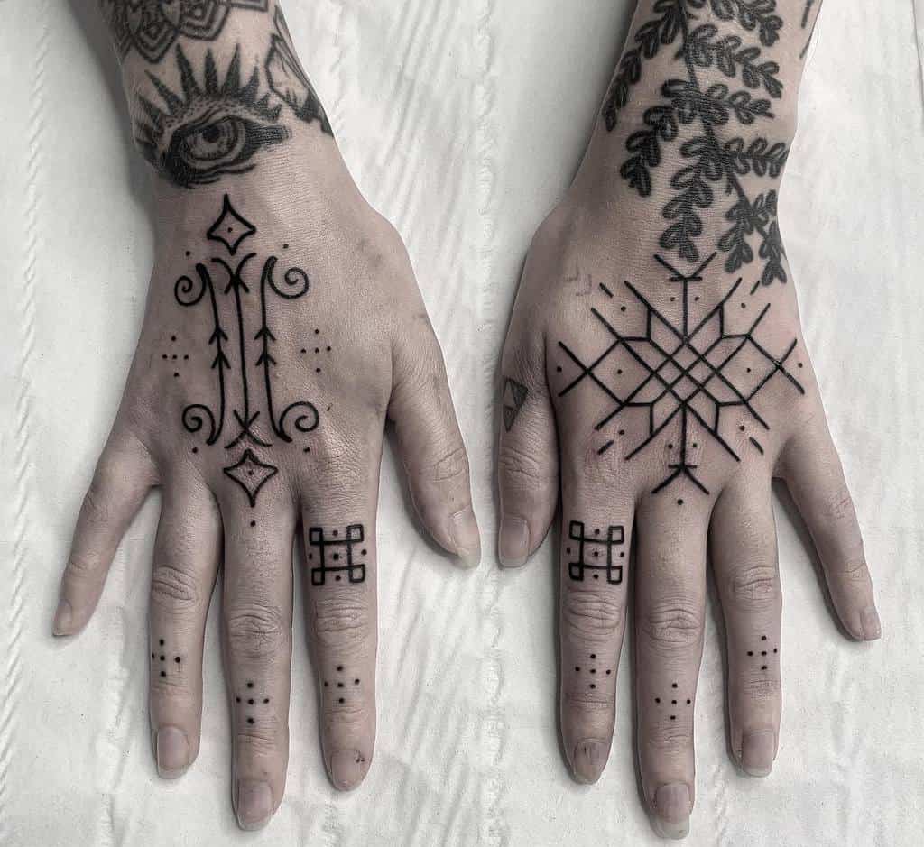 finger tattoo on chestTikTok Search