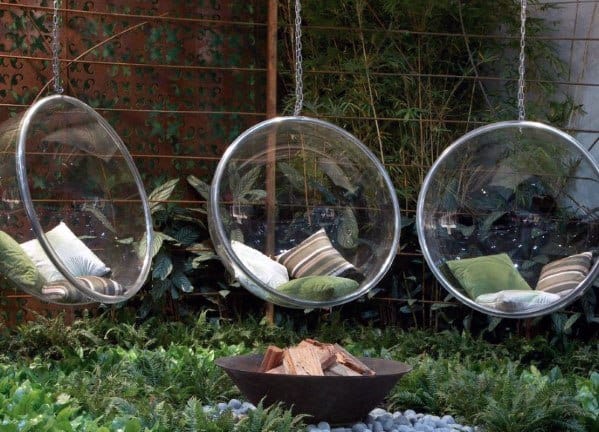 floating egg chairs 