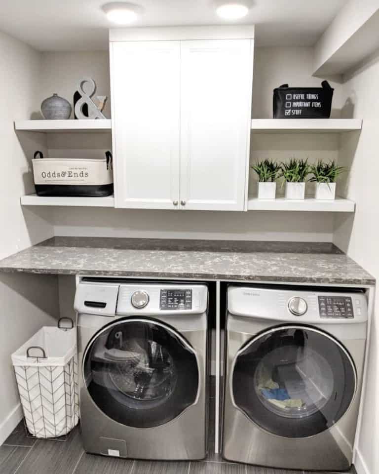 What kind of cabinets to use in a laundry room?