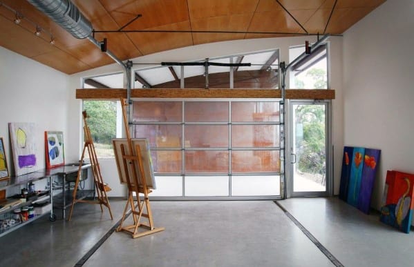 Hardwood Board Garage Ceiling Inspiration