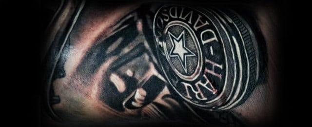 Why do people tattoo Harley Davidson logos on their bodies? - Quora