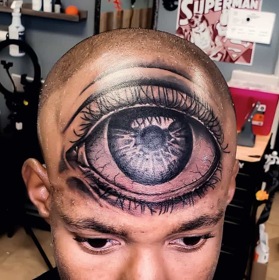 Head Third Eye Tattoo