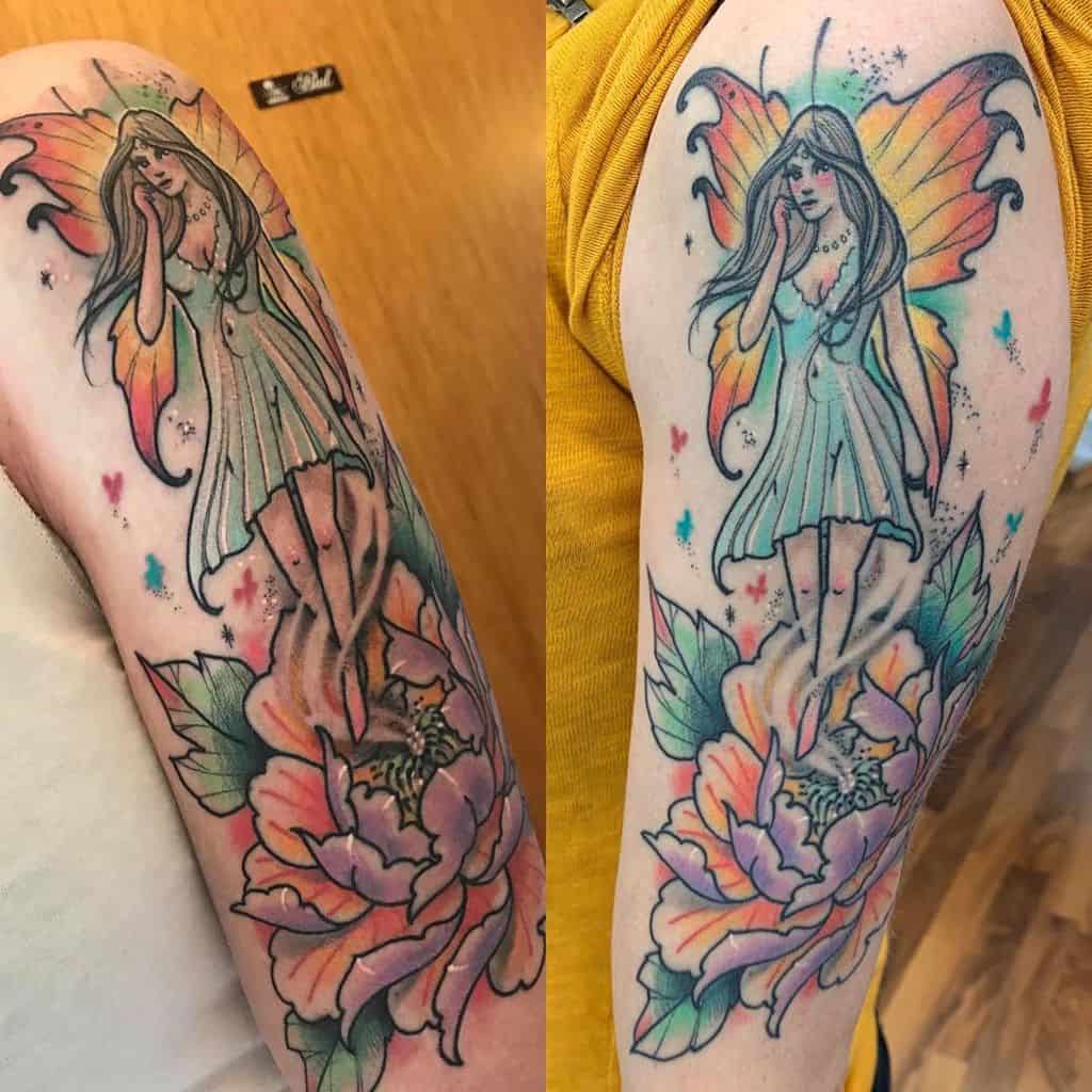 Healed Fairy Tattoo