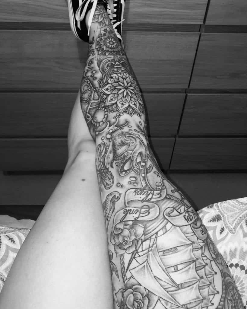 healed-galleon-black-work-leg-sleeve-tattoo-chloec89