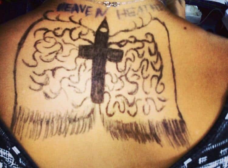 heaven tattoo fail