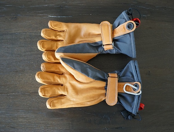 Narvik Wool Terry Removal Liner Leather Glove Hestra unisex Hestra Winter Ski Gloves