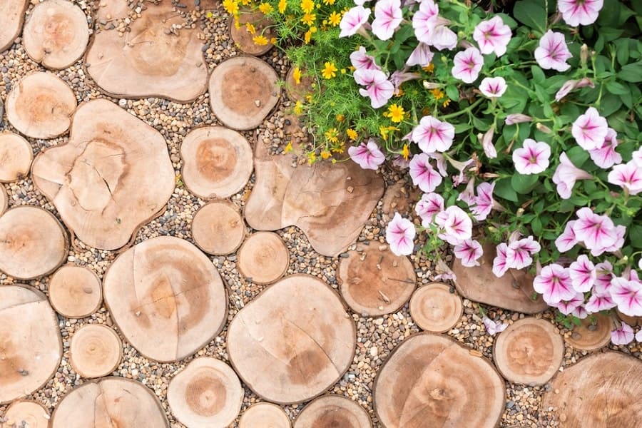 tree stump pavers 