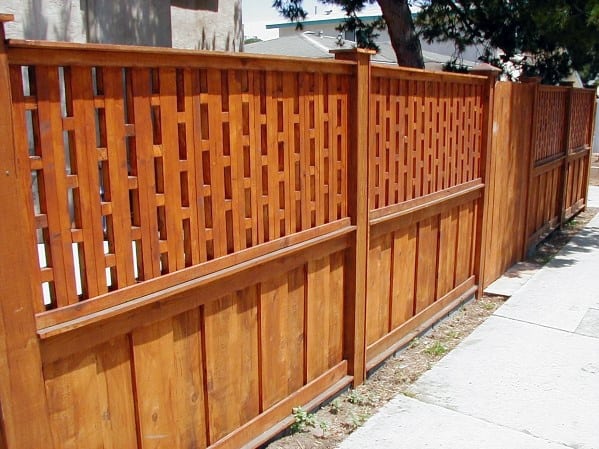 ornate Asian wood fence 