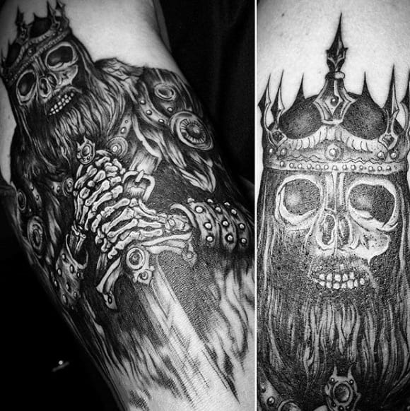 Tattoo Interpretation 7 Crown and Sword