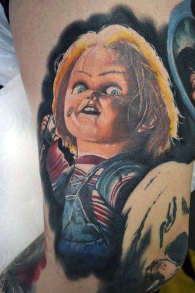 Horror Movie Chucky Guys Tattoo
