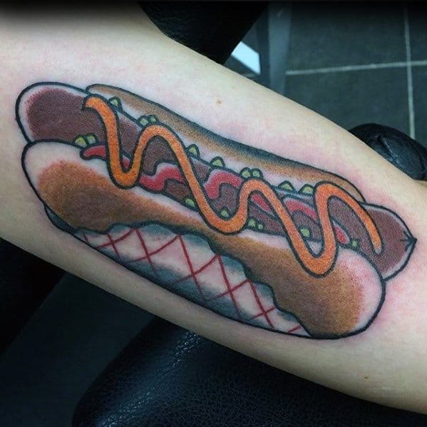 Fresh Ink Cowboy Hotdog by Hunter Wilson at Electric Rodeo Tattoo in  Austin TX  Tattoos Back tattoos Skull tattoo