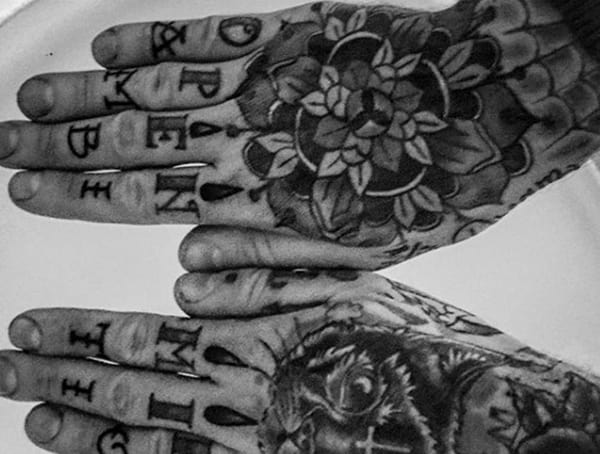 How Long Do Finger Tattoos Last Faded And Blurred Fingers