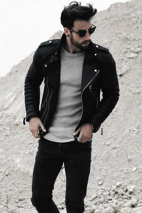 How To Wear A Leather Jacket Mens Leather Jacket Outfits Style
