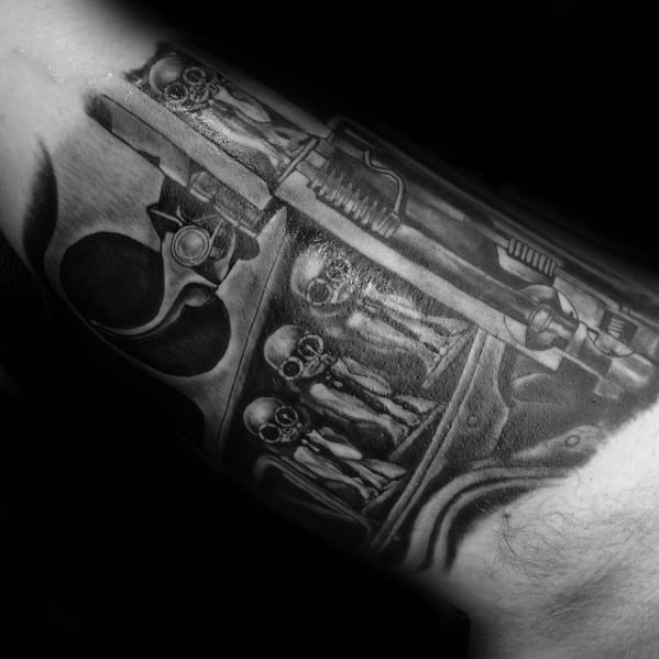 50 HR Giger Tattoo Designs For Men   Hr Giger Tattoo Design Ideas For Males 