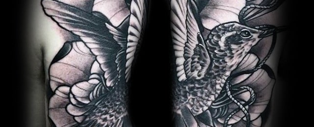 Hummingbird And Roses Tattoo Idea 2 by Jackobaggy on DeviantArt