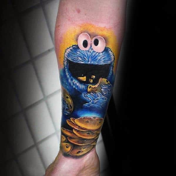 Quinn Rollins on Twitter Cookie Monster Tattoo 2 Nice mashup with  PacMan wellarted httpstconchdPFBNct  Twitter