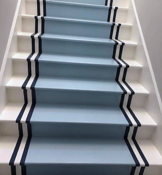 Idea Inspiration Painted Stairs Designs Baby And Navy Blue