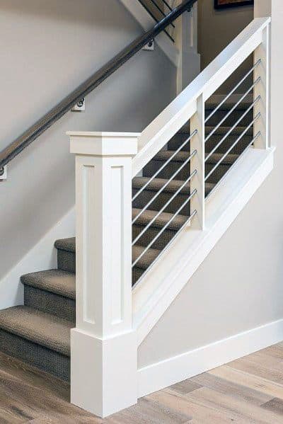 Top 70 Best Stair Railing Ideas - Indoor Staircase Designs