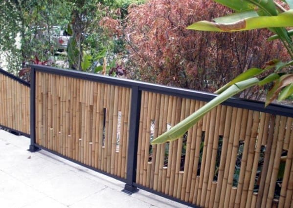 Ideas For Home Bamboo Short Fence