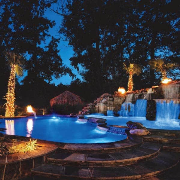 Ideas For Pool Waterfall