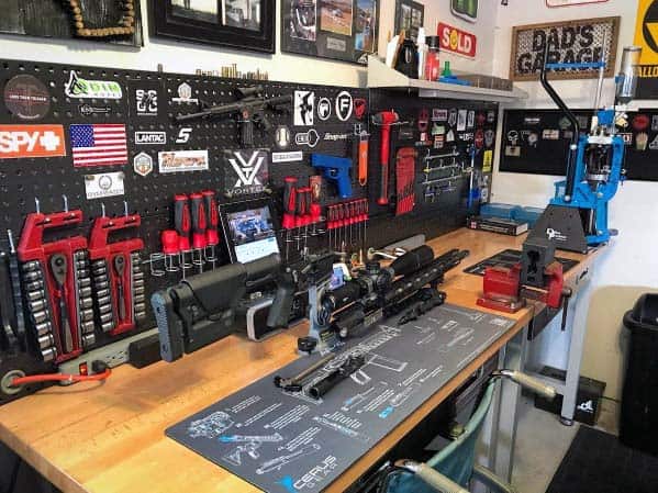 Top 60 Best Reloading Bench Ideas - Room Designs