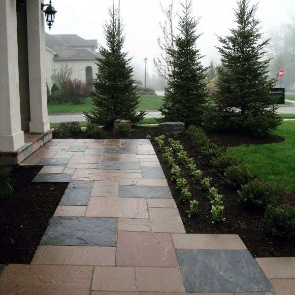 Ideas For Stone Walkway Exterior