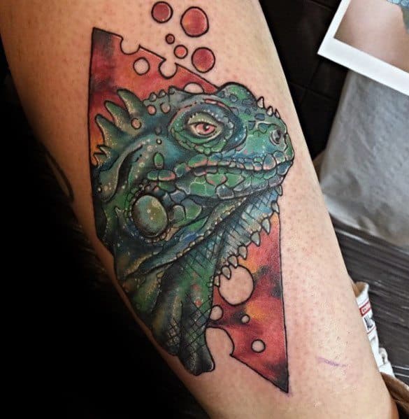 Iguana Guys Tattoo Designs