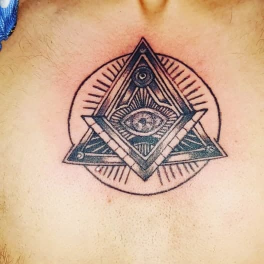 Illuminati Third Eye Tattoo