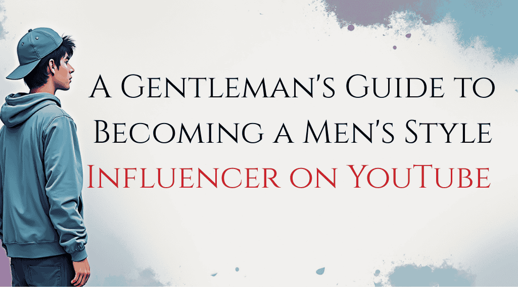 A Gentleman’s Guide to Becoming a Men’s Style Influencer on YouTube