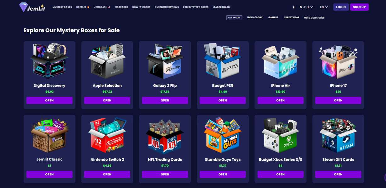 JemLit mistery box