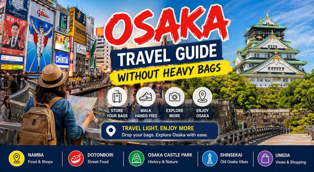 Easy Osaka Travel Guide Without Heavy Bags