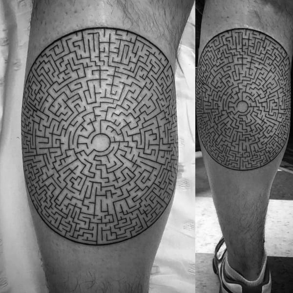 Labyrinth Tattoo Ideas