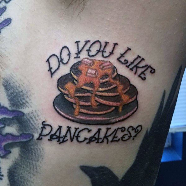 40 Pancake Tattoo Ideas for Men [2024 Inspiration Guide]