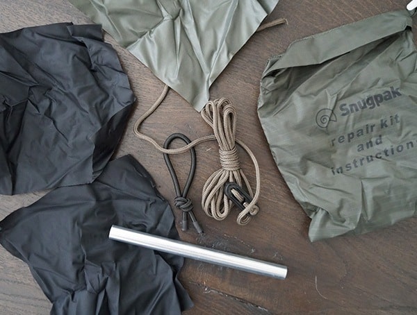 Included Repair Kit Snugpak Scorpion 3 Tents