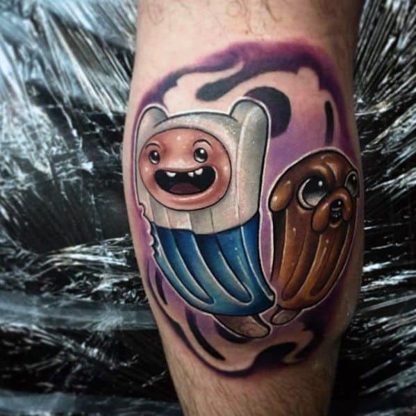 Incredible Adventure Time Tattoos For Men