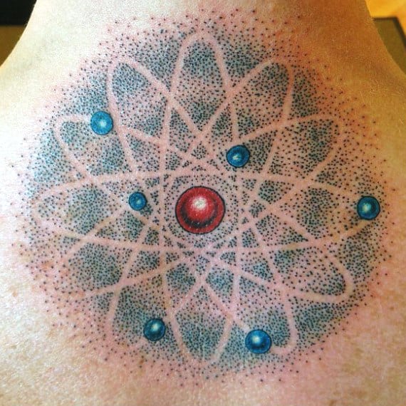 atom solar system tattoo