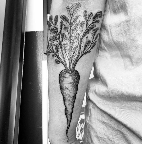 Incredible Carrot Tattoos For Men