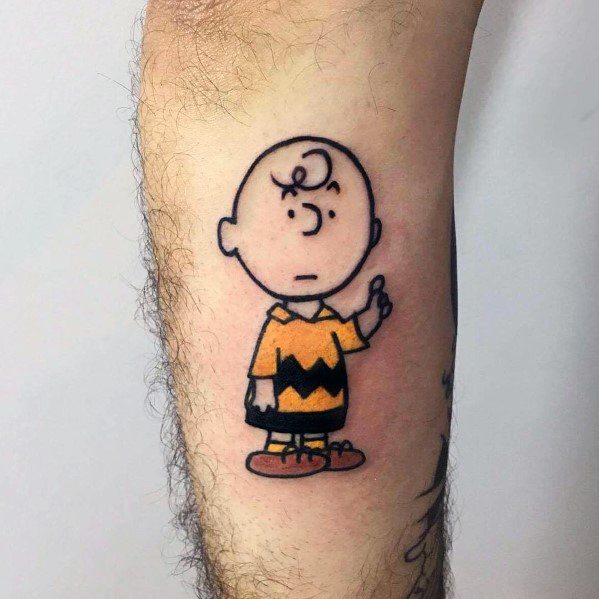 Incredible Charlie Brown Tattoos For Men