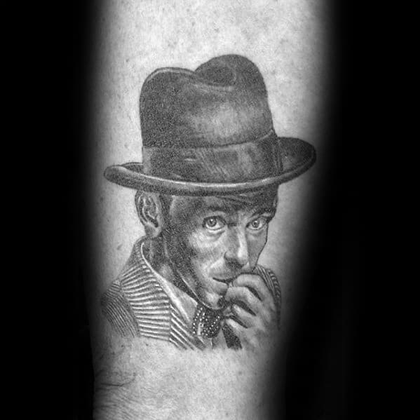 Incredible Frank Sinatra Tattoos For Men On Forearm