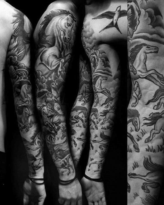 Incredible Horse Tattoos For Men