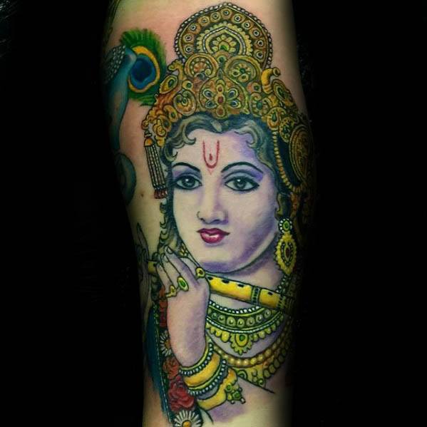 Incredible Krishna Tattoos For Men