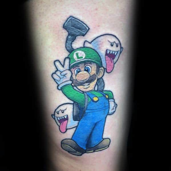 Incredible Luigi Tattoos For Men