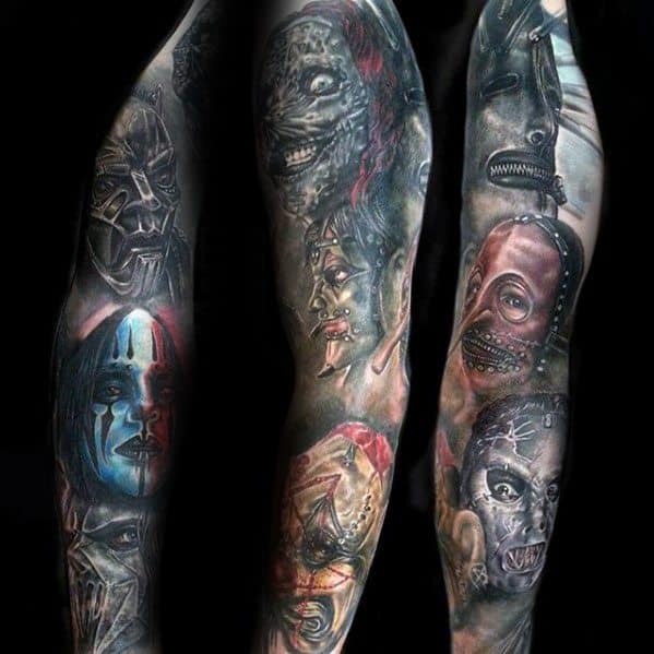 50 Rocking Slipknot Tattoos For Men
