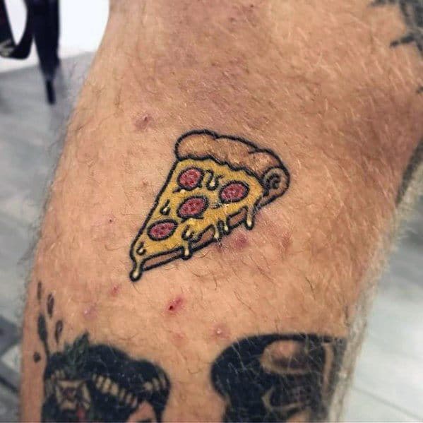 Tattoo pizza Dominos Ends