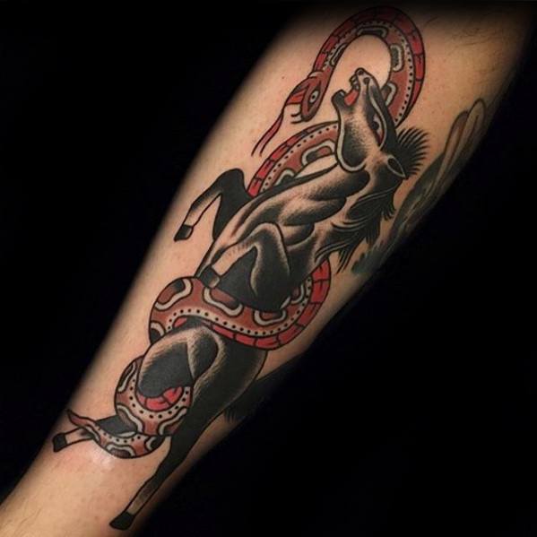 Incredible Traditional Horse Tattoos For Men