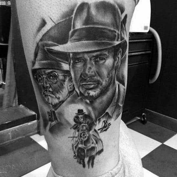 Indiana Jones Male Tattoos