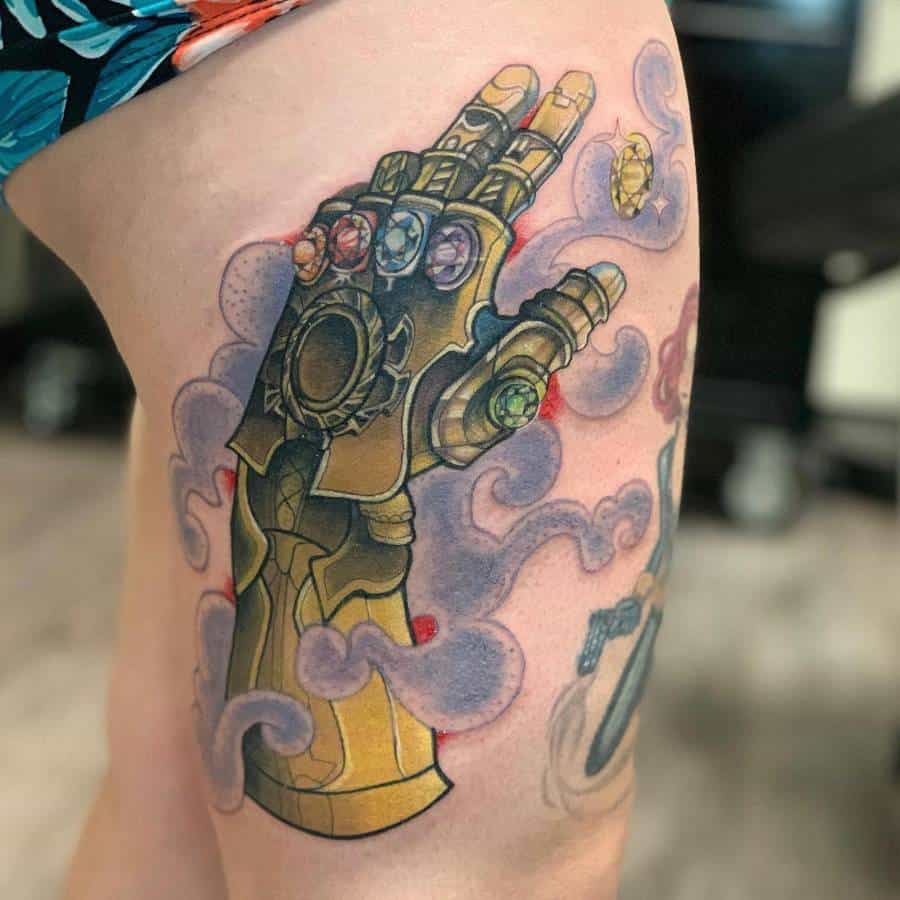 Infinity Gauntlet Thanos Tattoo Ladylisadoll