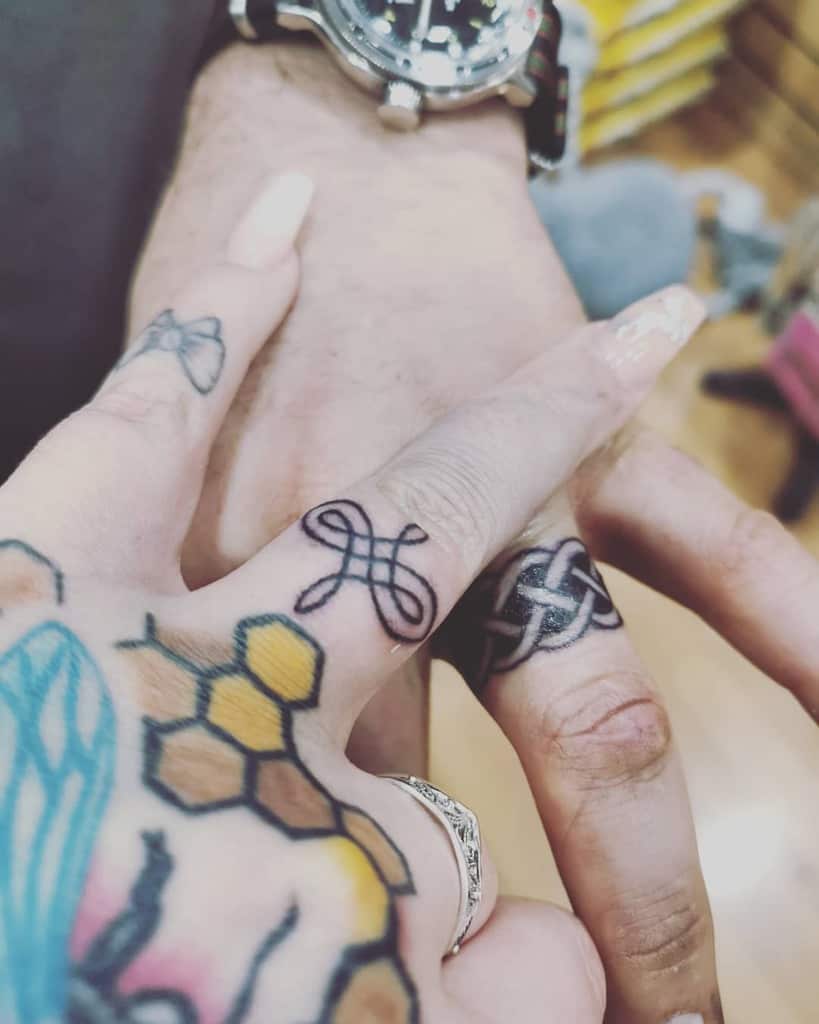 Infinity Wedding Ring Tattoo Prettylilmartyr
