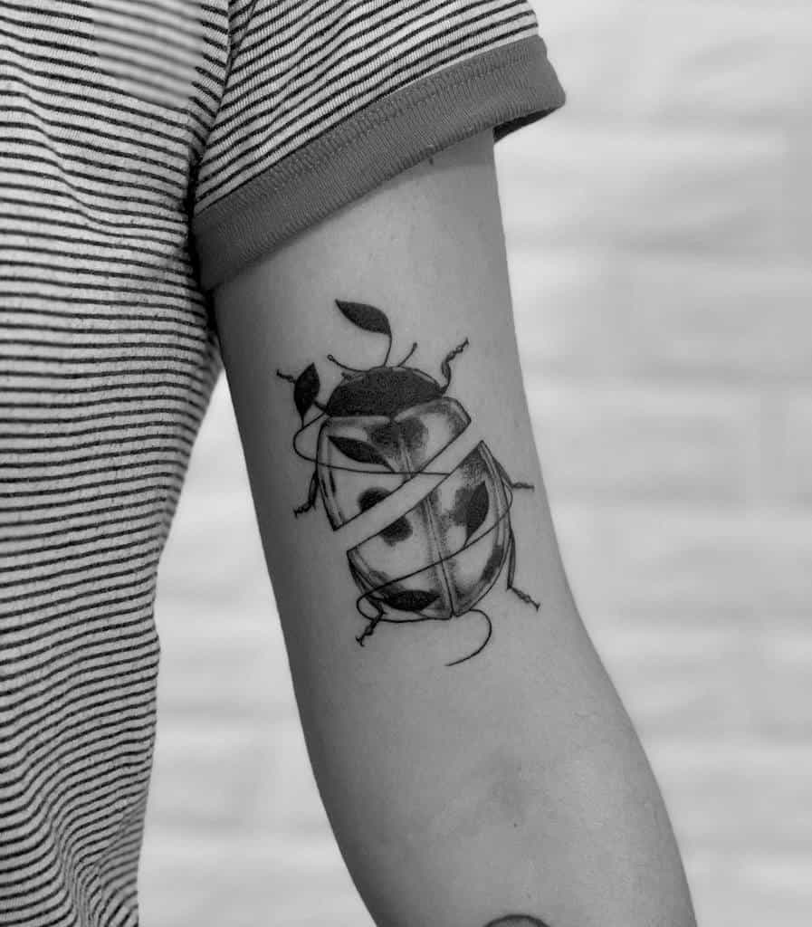Top 31 Best Ladybug Tattoo Ideas - [2021 Inspiration Guide]